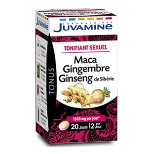 Juvamine Maca, Ginseng und Ingwer Sexuelles Gesichtswasser 40 Tabletten