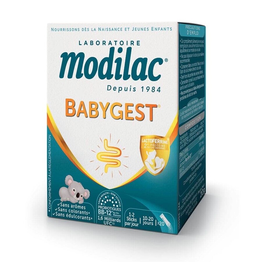Modilac Babygest 20 bastoncini