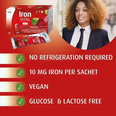 Hübner Iron vital force de fer 20 sachets de 10ml