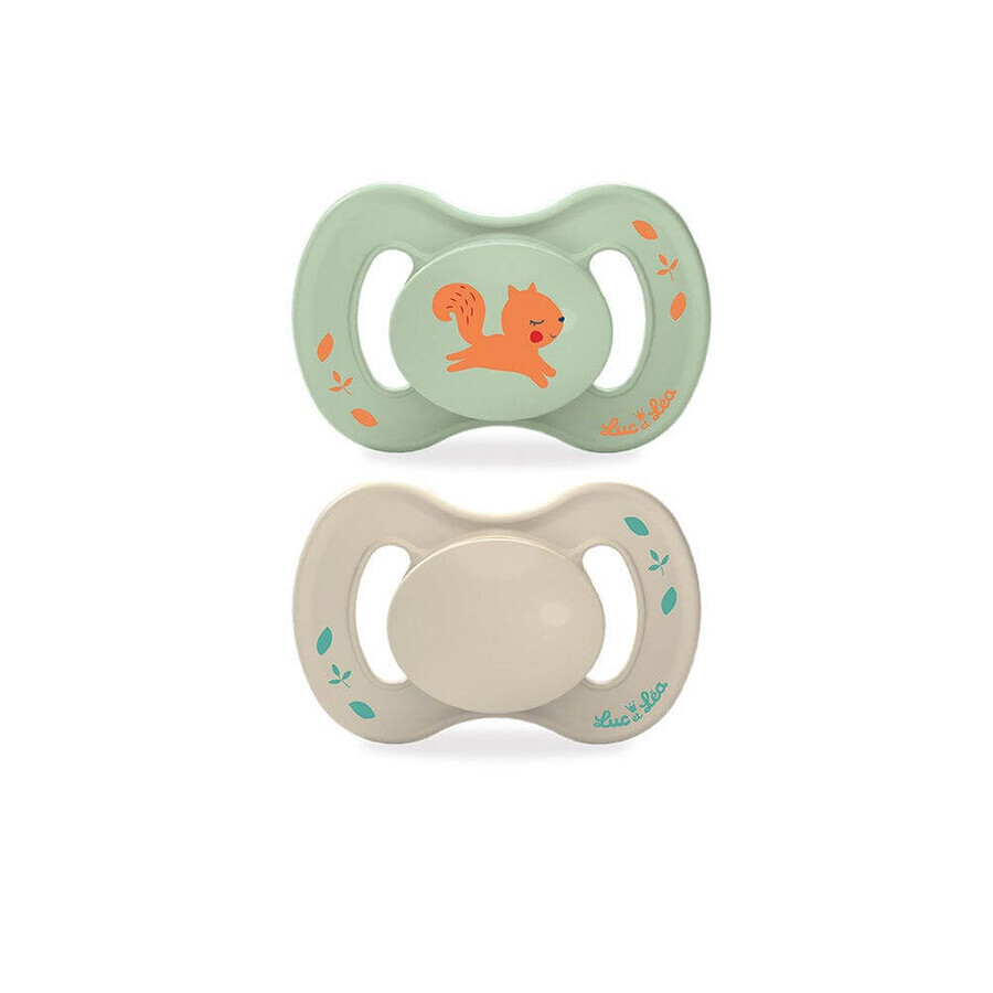 Luc Et Lea Nature Anatomical Soother 6 to 18 months x2