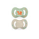 Luc Et Lea Nature Anatomical Soother 6 to 18 months x2