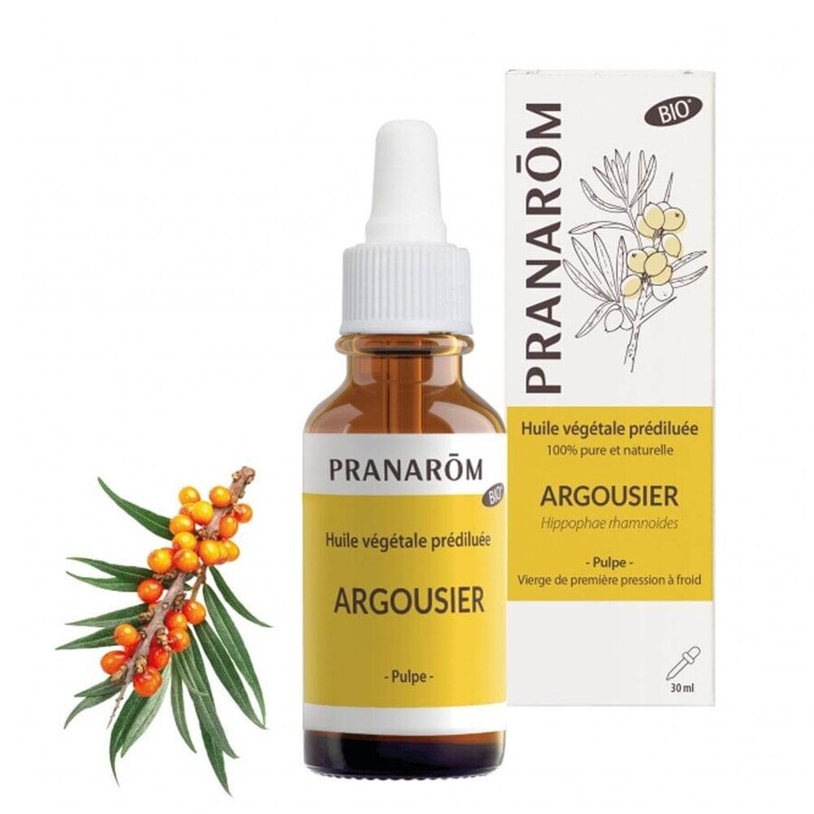 Boutique Pranarôm Les Huiles Végétales Huile végétale d'ARGOUSIER BIO 30ml Pranarôm Les Huiles Végétales Huile végétale d'ARGOUSIER BIO 30ml