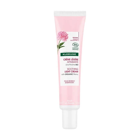Klorane Pfingstrose Bio Beruhigende leichte Creme Empfindliche Haut 40 ml