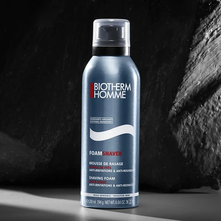 Biotherm FoamShaver Anti-irritatie en anti-roodheid Scheerschuim voor de Gevoelige Huid 200ml