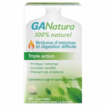 GaNatura Heartburn and Digestion Triple Action 45 Tablets