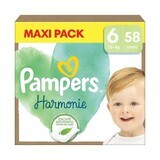 Pampers Harmonie Couches Taille 6 13kg et plus x58