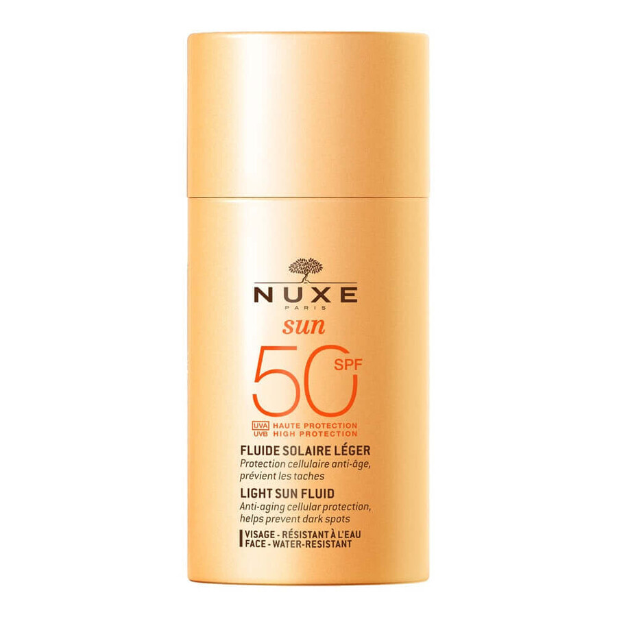 Nuxe Sun Light Fluid High Protection SPF50 Normal and combination skin. 50ml