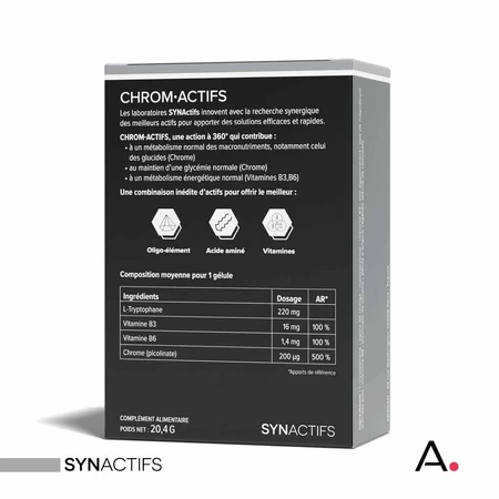 Aragan Synactifs ChromActifs 60 Gélules