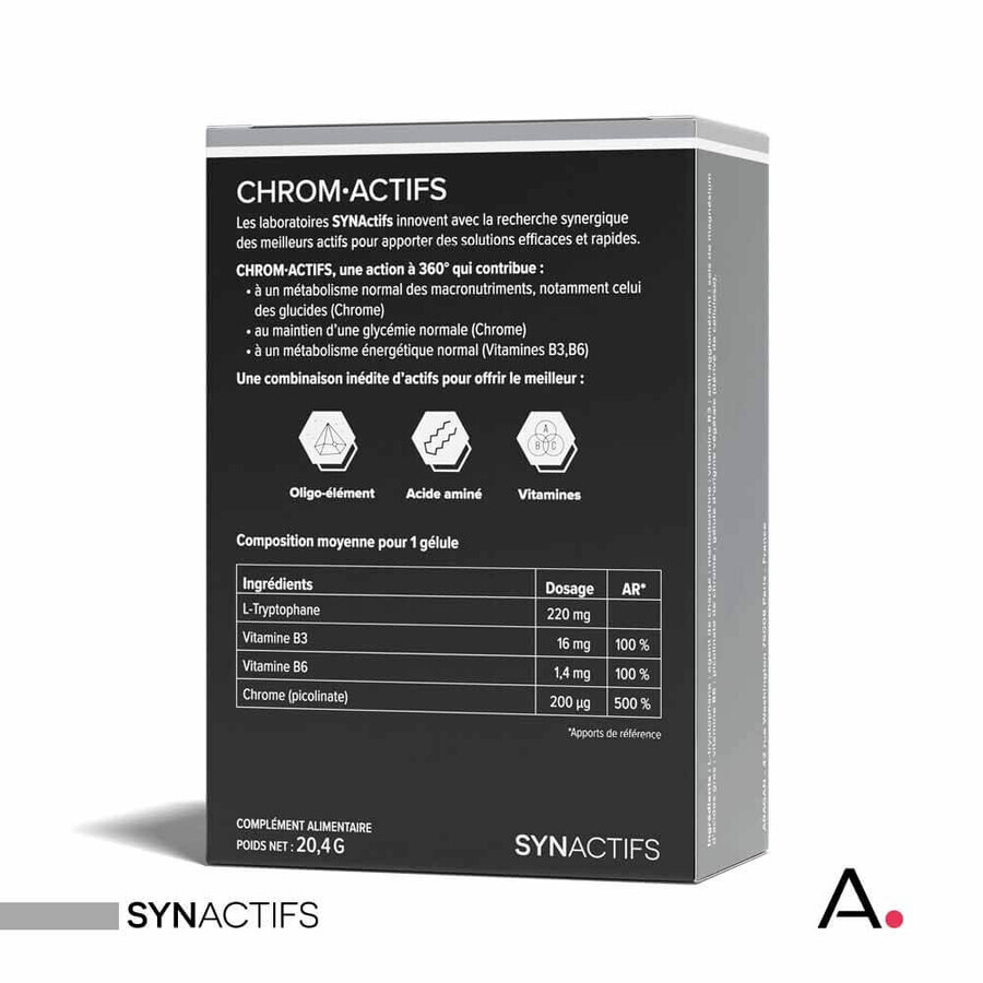 Aragan Synactifs ChromiumActive 60 Capsules Aragan Synactifs ChromiumActive 60 Capsules