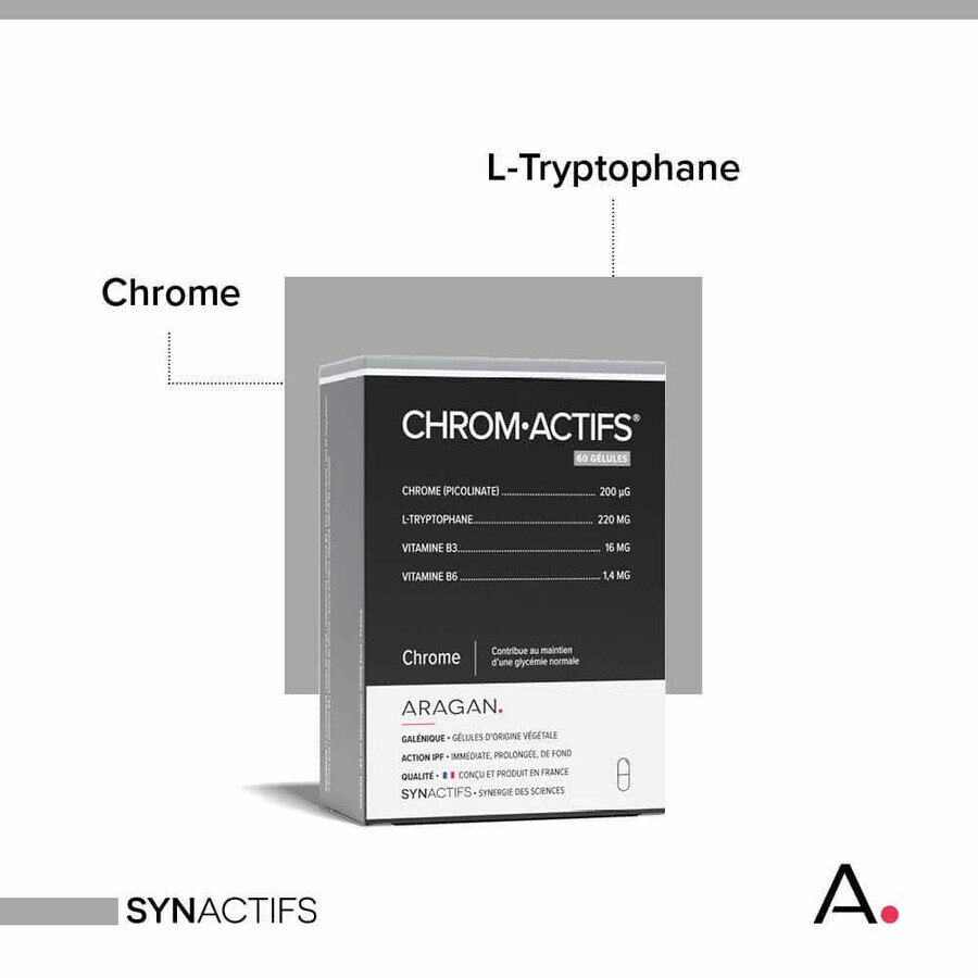 Aragan Synactifs ChromiumActive 60 Capsules Aragan Synactifs ChromiumActive 60 Capsules