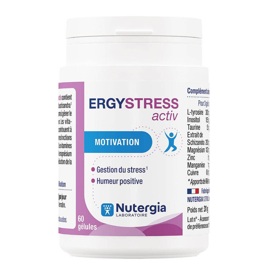 Nutergia Ergystress Activ Motivation 60 Kapseln