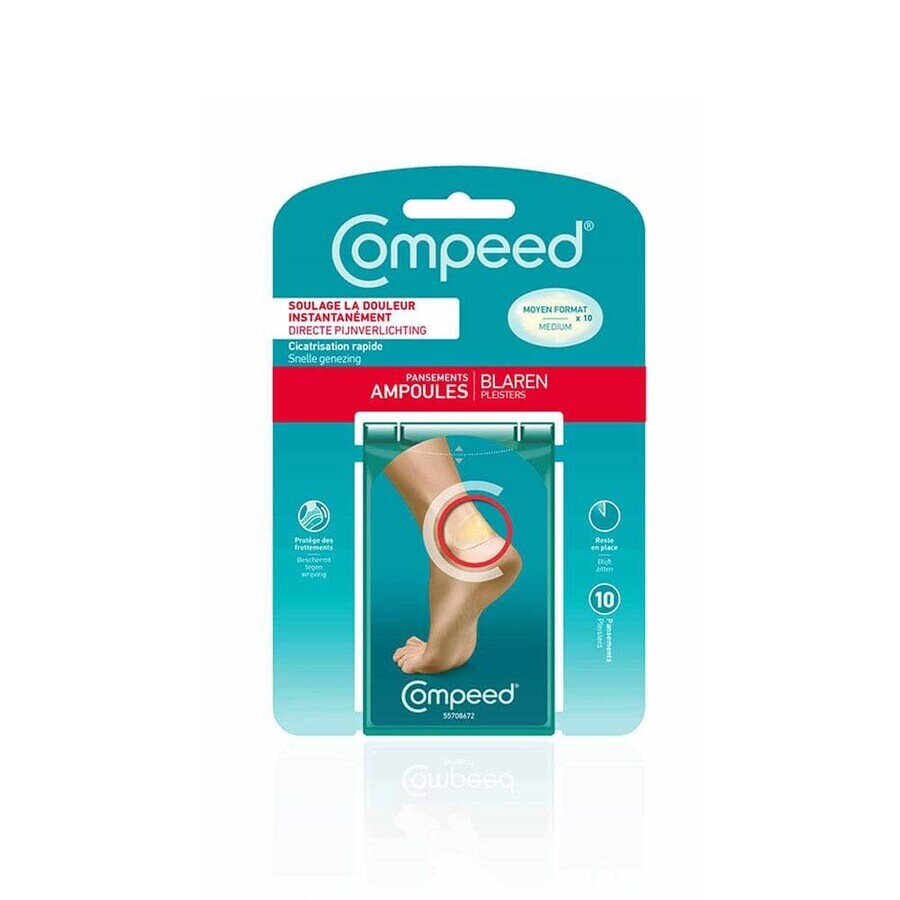 Compeed Apósitos Medianos Ampollas x10