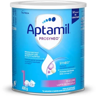 Lait de démarrage HA Prosyneo 1, 0-6 mois, 400 g, Aptamil