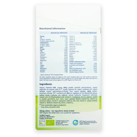 Startmelk Organisch 1, +0 maanden, 300 gr, Hipp