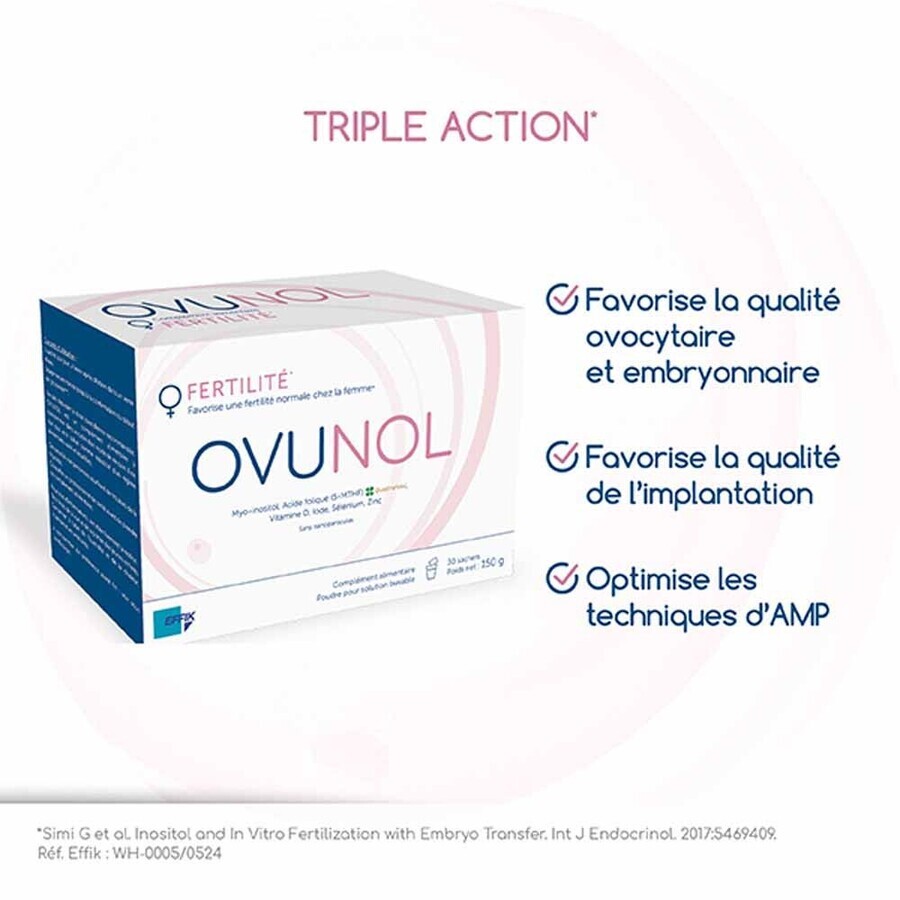 Effik Ovunol Fertilitate feminină 30 plicuri