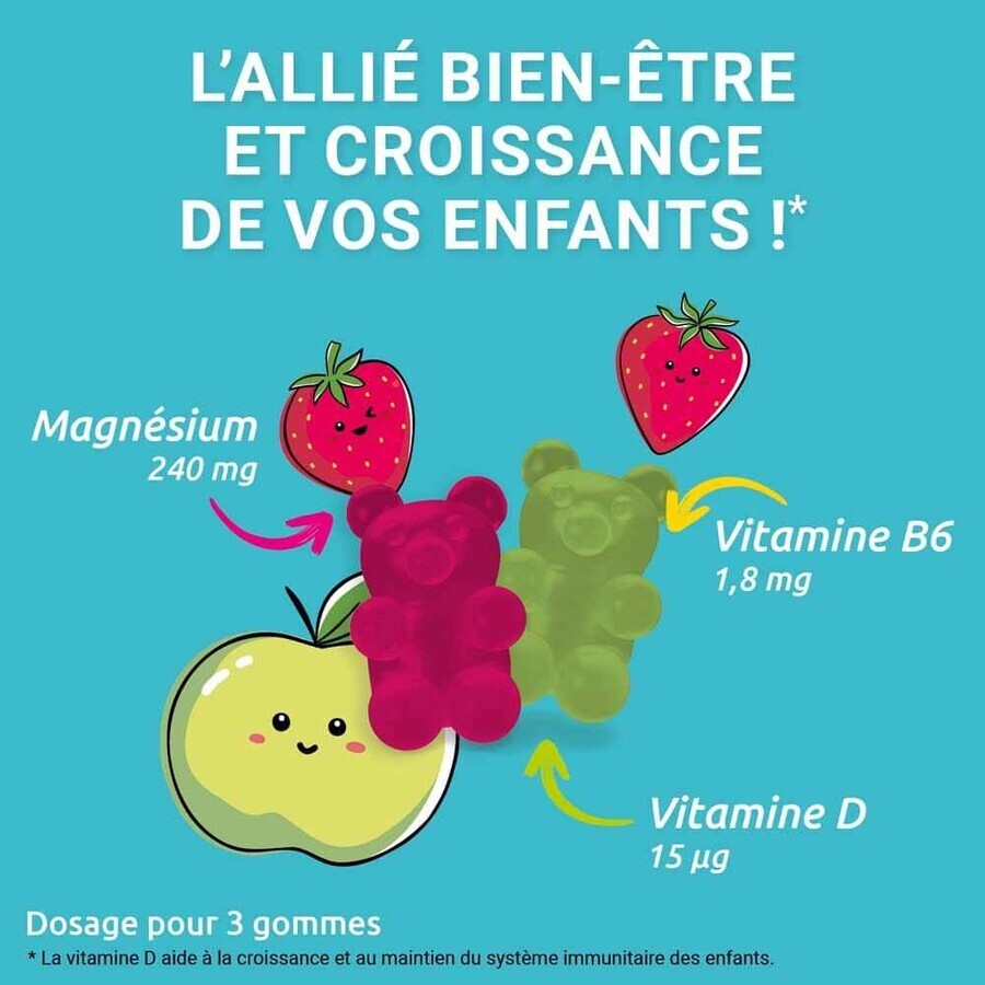 Mag 2 Wachstum, Immunabwehr Kinder 30 Kaugummis