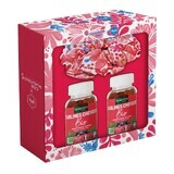 Santarome Sublime Haar Duo Set + Frambozensmaak Scrunchie 2x60 Gummies
