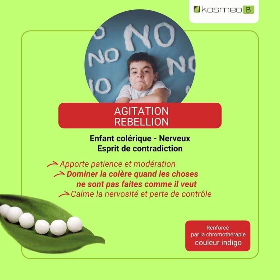 Kosmeo GRANULI BIO COMPLESSI AD AGITAZIONE-RIBELLIONE 120 granules