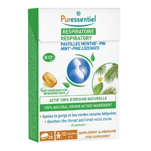 Puressentiel Ademhalings Keelpillen Dennenmunt x20