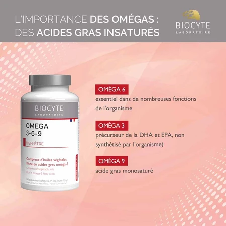Biocyte Health Omega 3, 6, 9 60 Capsules