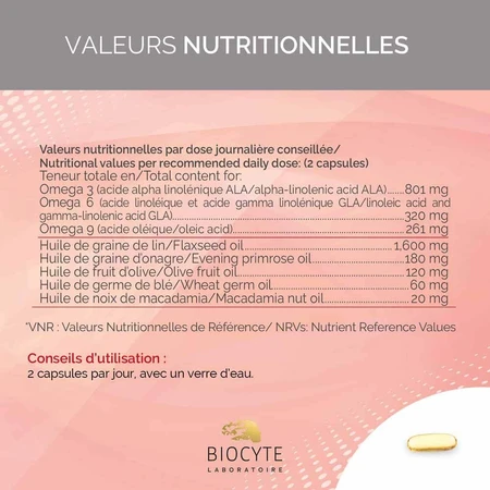 Biocyte Health Omega 3, 6, 9 60 Capsules