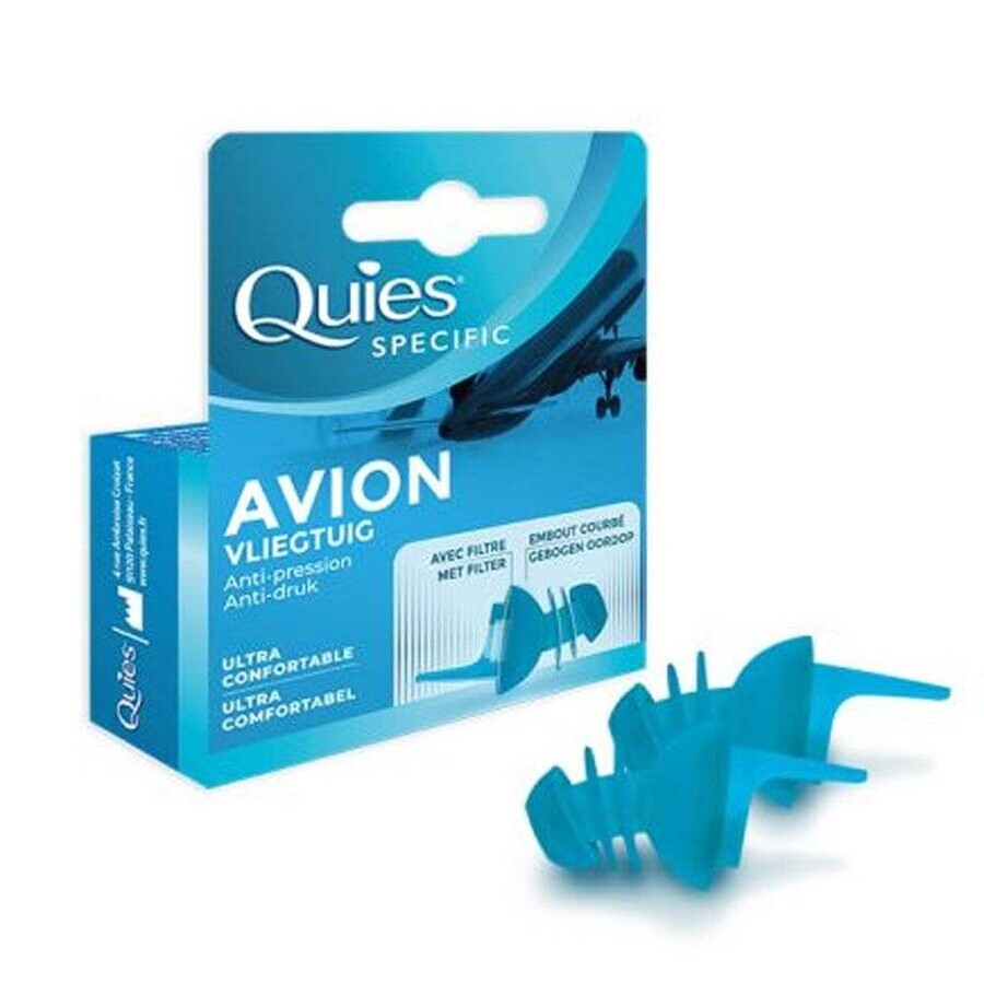 Quies Protection Auditive Avion Adulte 1 paire