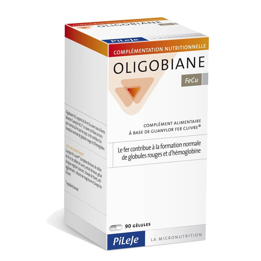 Pileje Oligobiane Iron and Copper 90 Capsules