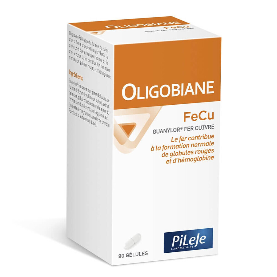 Pileje Oligobiane Iron and Copper 90 Capsules