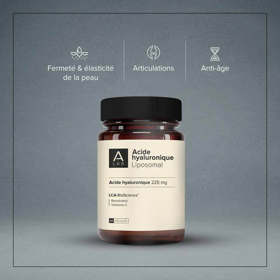 A-LAB Liposomal Hyaluronic Acid 225mg Anti-Wrinkle Skin Firmness 60 Capsules
