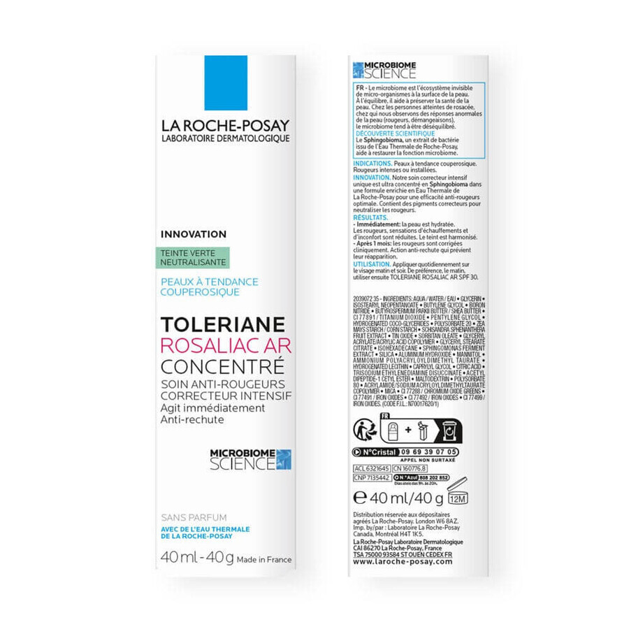 La Roche-Posay Toleriane rosaliac AR concentrate + dermo-detergent gift set 100 ml