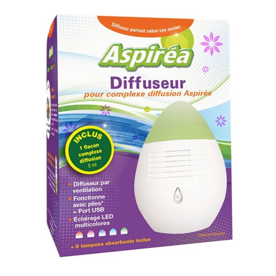 Aspirea Diffuser for Diffusion Complex + 1 bottle 5ml