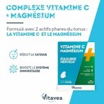 Vitavea Santé Vitamine C + Magnesium Equilibre nerveux 24 Comprimes