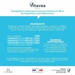 Vitavea Santé Vitamine C + Magnesium Equilibre nerveux 24 Comprimes Vitavea Santé Vitamine C + Magnesium Equilibre nerveux 24 Comprimes