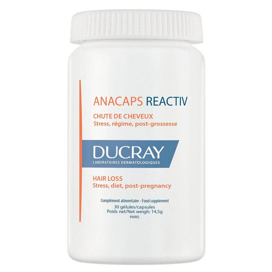 Ducray Anacaps Reactiv reactive hair loss 30 capsules