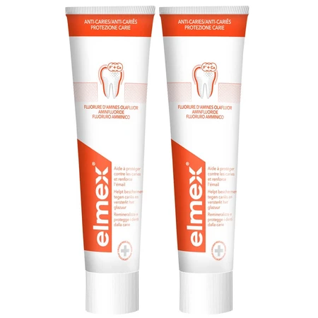 Elmex Anti-Caries Toothpaste 2x75ml