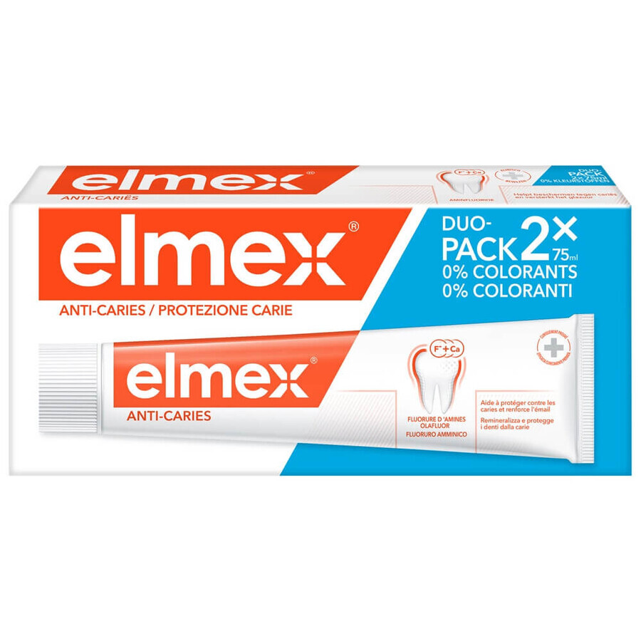 Elmex Anti-Caries Toothpaste 2x75ml
