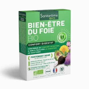 Santarome Wellness Bio Lever 30 gels Confort Digestif 30 gélules