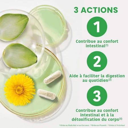 Santarome Wellness Bio Lever 30 gels Confort Digestif 30 gélules