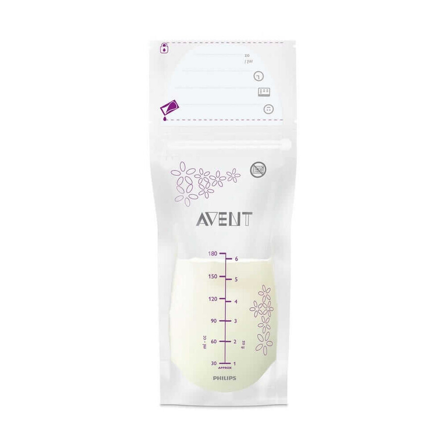 Avent Accessories X25 Breast Milk Storage Sachets 180 ml