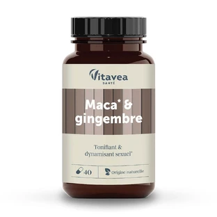 Vitavea Santé Nutri'sentiels Maca Ginger Tonifiant & Dynamisant sexuel x30 capsules