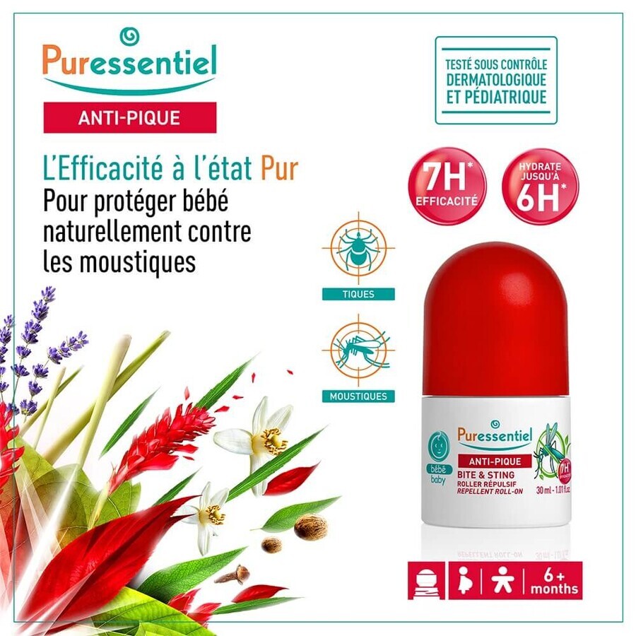 Puressentiel SOS Insect Roll-on Sting Repellent Child 30ml