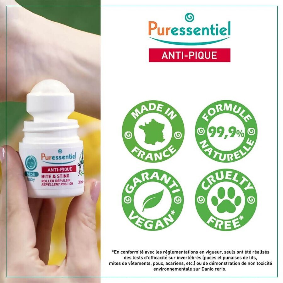 Puressentiel SOS Insect Roll-on Sting Repellent Child 30ml