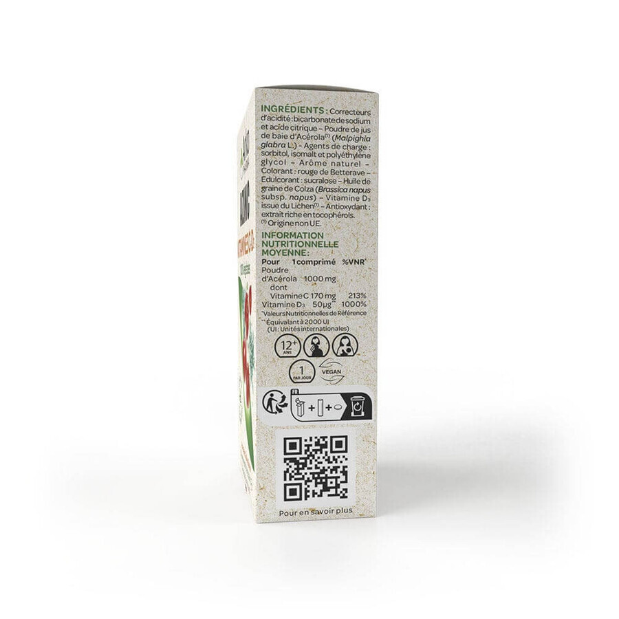 Arkopharma Azinc Vitamins D3 and C 20 effervescent tablets