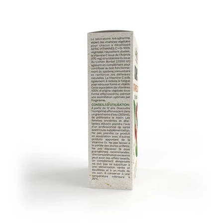 Arkopharma Azinc Vitaminas D3 y C 20 comprimidos efervescentes