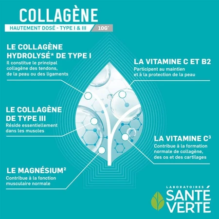 Sante Verte Colágeno Aroma Limón 30 sticks
