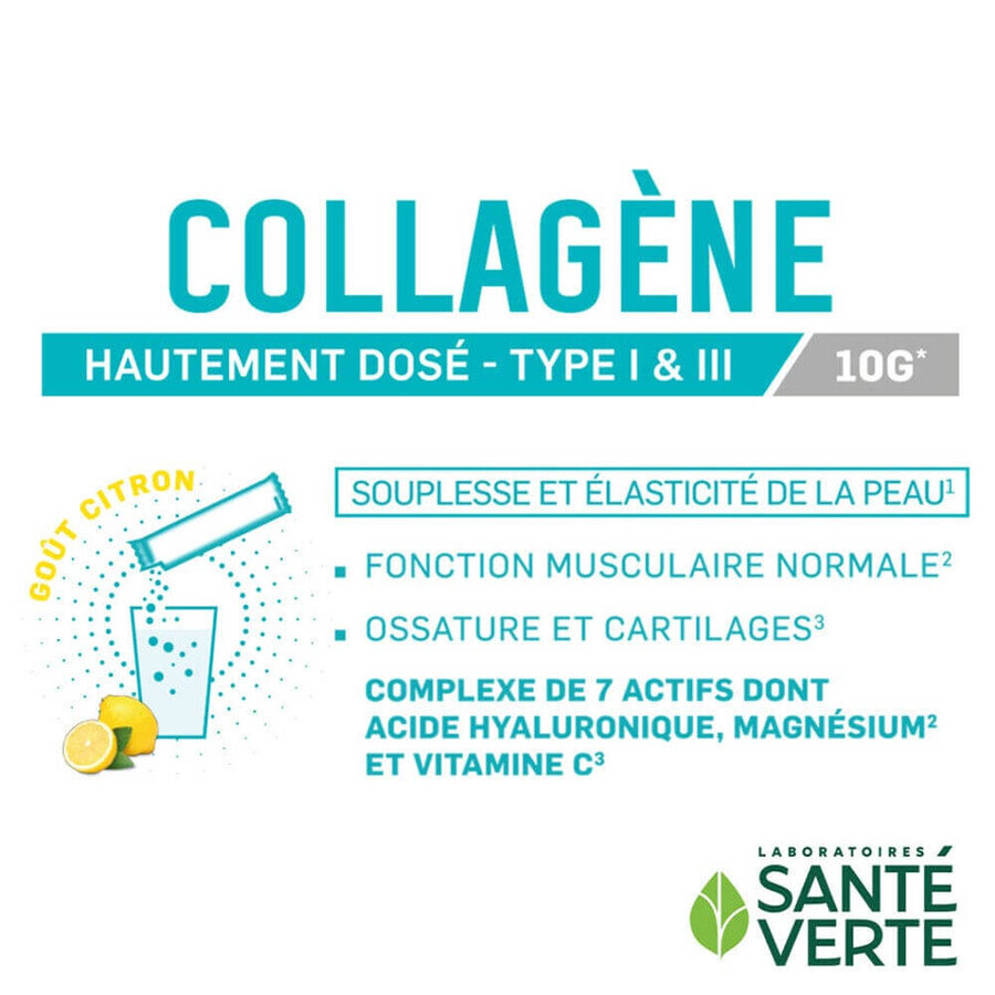 Sante Verte Collagen Aroma Lemon 30 sticks