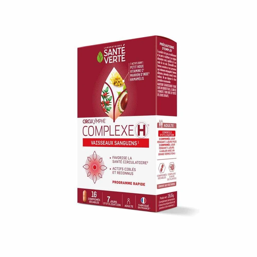 Sante Verte Circulymphe Complex H 16 Compresas