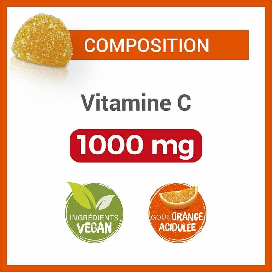 Vitascorbol Vitamine C 1000mg 2x30 gommes