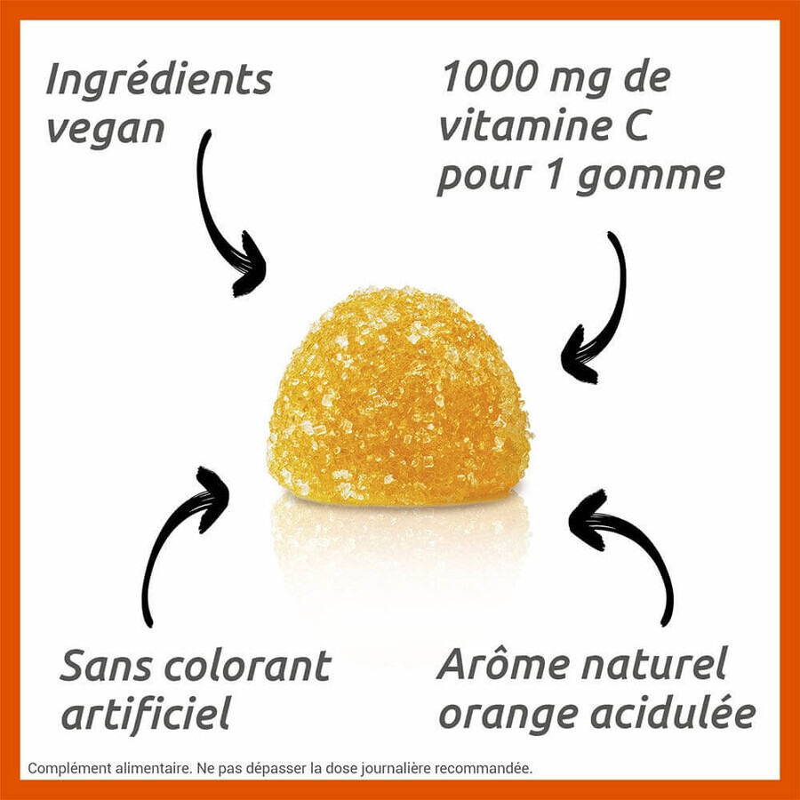 Vitascorbol Vitamine C 1000mg 2x30 gommes