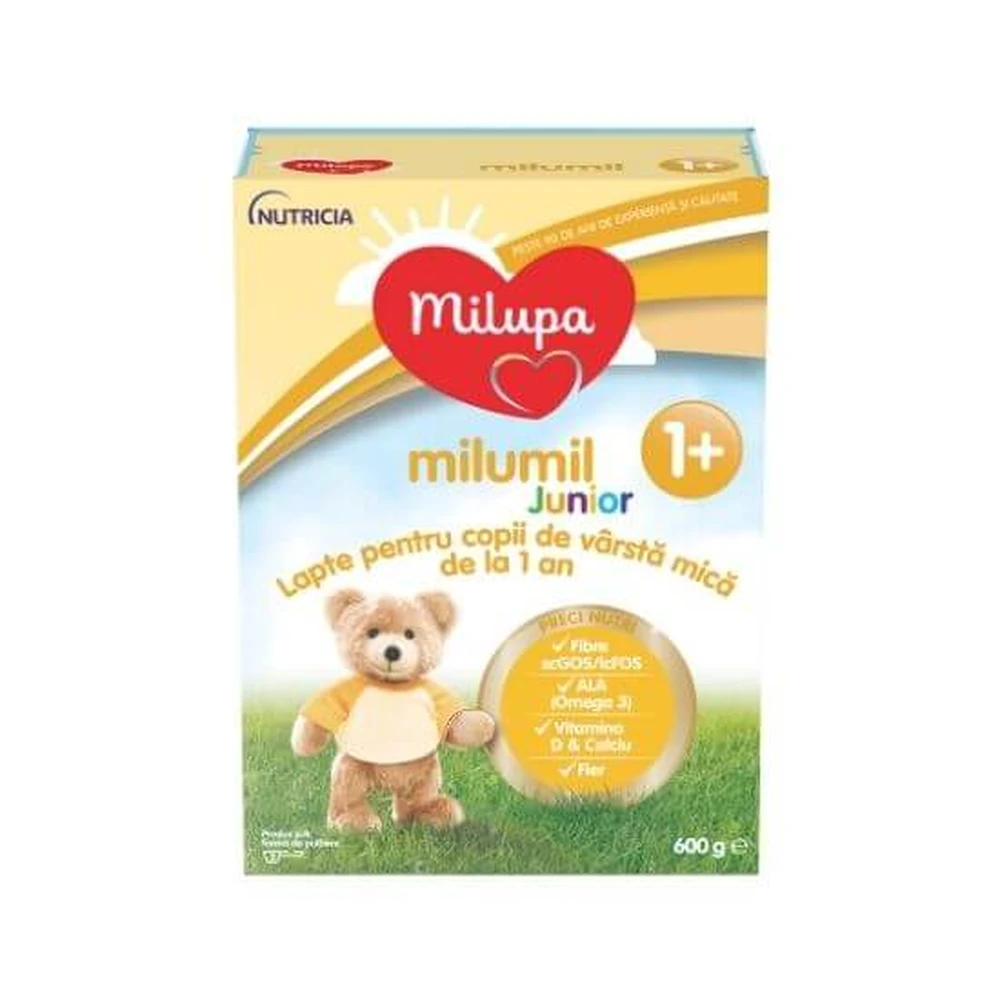 Milumil Junior fórmula láctea, +1 año, 600 g, Milupa
